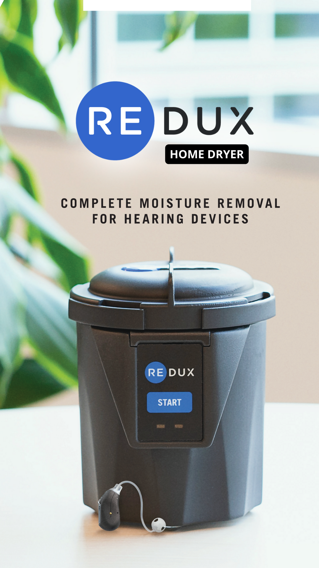 Revolutionize Your Home Hearing Care with the New Redux Home Hearing Instrument Dryer